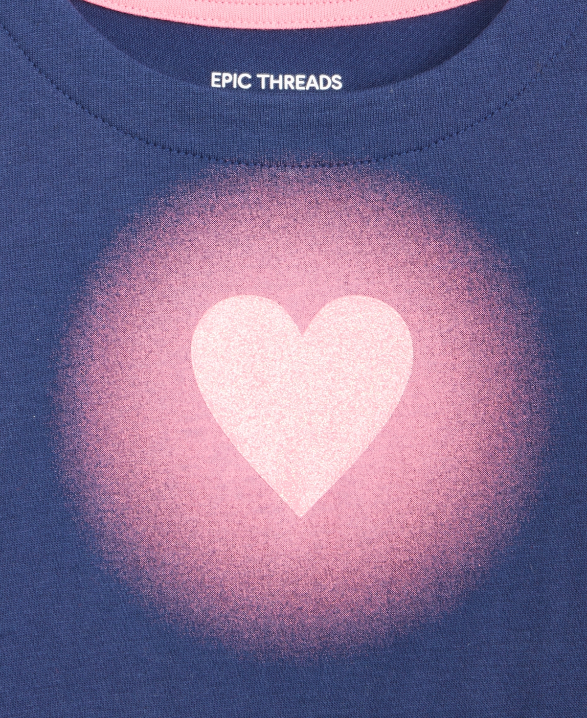 Epic Threads Girls Toddler 2T-4T Glow Heart Peplum Top, Macy's Exclusive