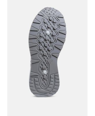 Womens Tapers Glitter Detail Chunky Sneakers