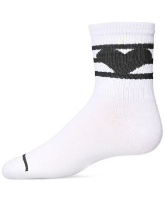 Big Girls Sweetheart Cotton Blend Crew Socks