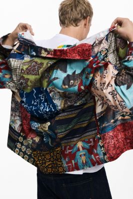 Men's Patch-effect carp shirt