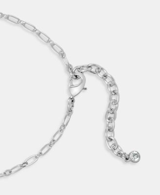 Crystal Bow Pendant Necklace, 22" + 2" extender, Macy's Exclusive