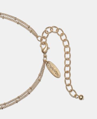 Stone Orbital Pendant Necklace, 32" + 3" extender, Macy's Exclusive