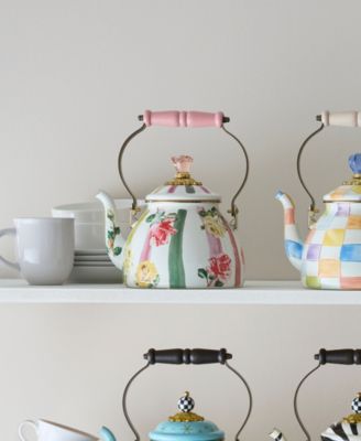 Garden Gala Enameled Steel 2-Quart Tea Kettle