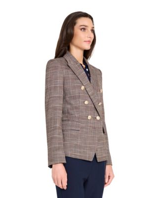 Petite Plaid Blazer Jacket
