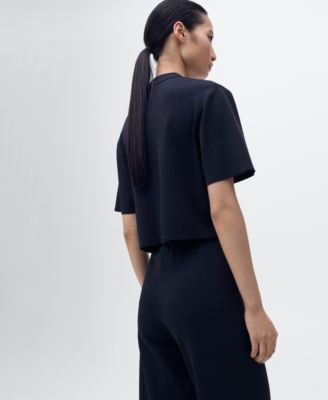 Women's Short-Sleeved Knitted Jacket