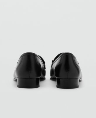 Women's Buckle Leather Moccasins