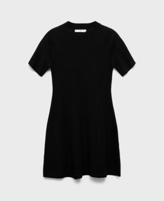 Women's Fine-Knit Flared Dress