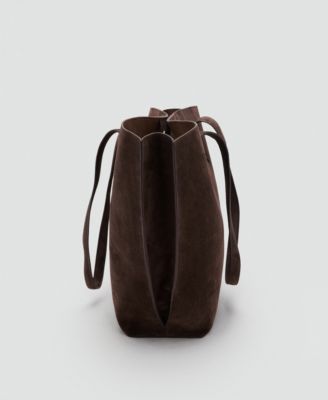 Women's Suede Shopper Bag