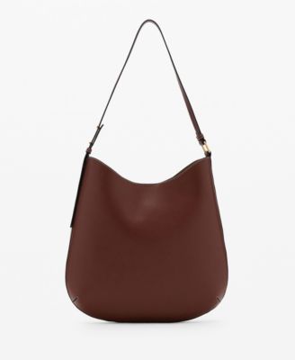 MANGO - Women's Large Oval Shoulder Bag