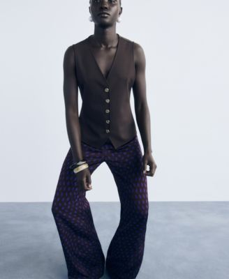 Women's Polka Dots Flare Pants