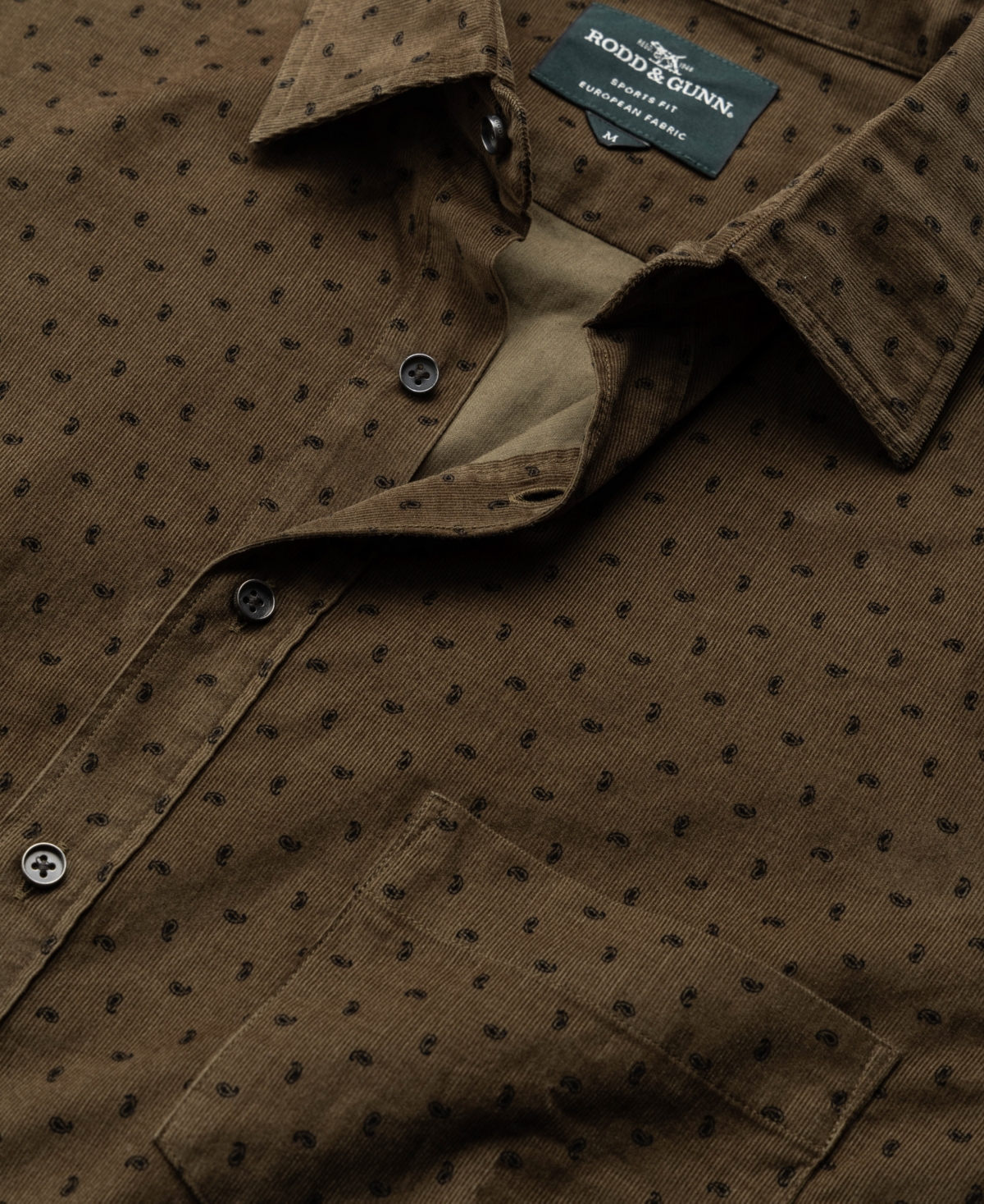 Rodd & Gunn Harrington Sports Fit Shirt In Brown