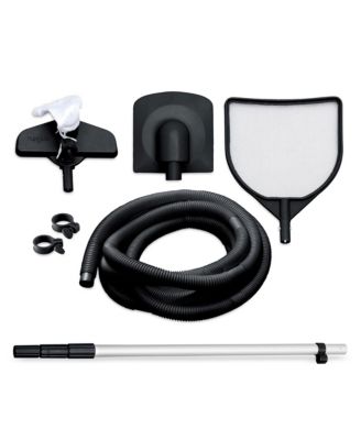 24'x12'x52" Oasis Rectangle Outdoor Above Ground Swimming Pool, Black