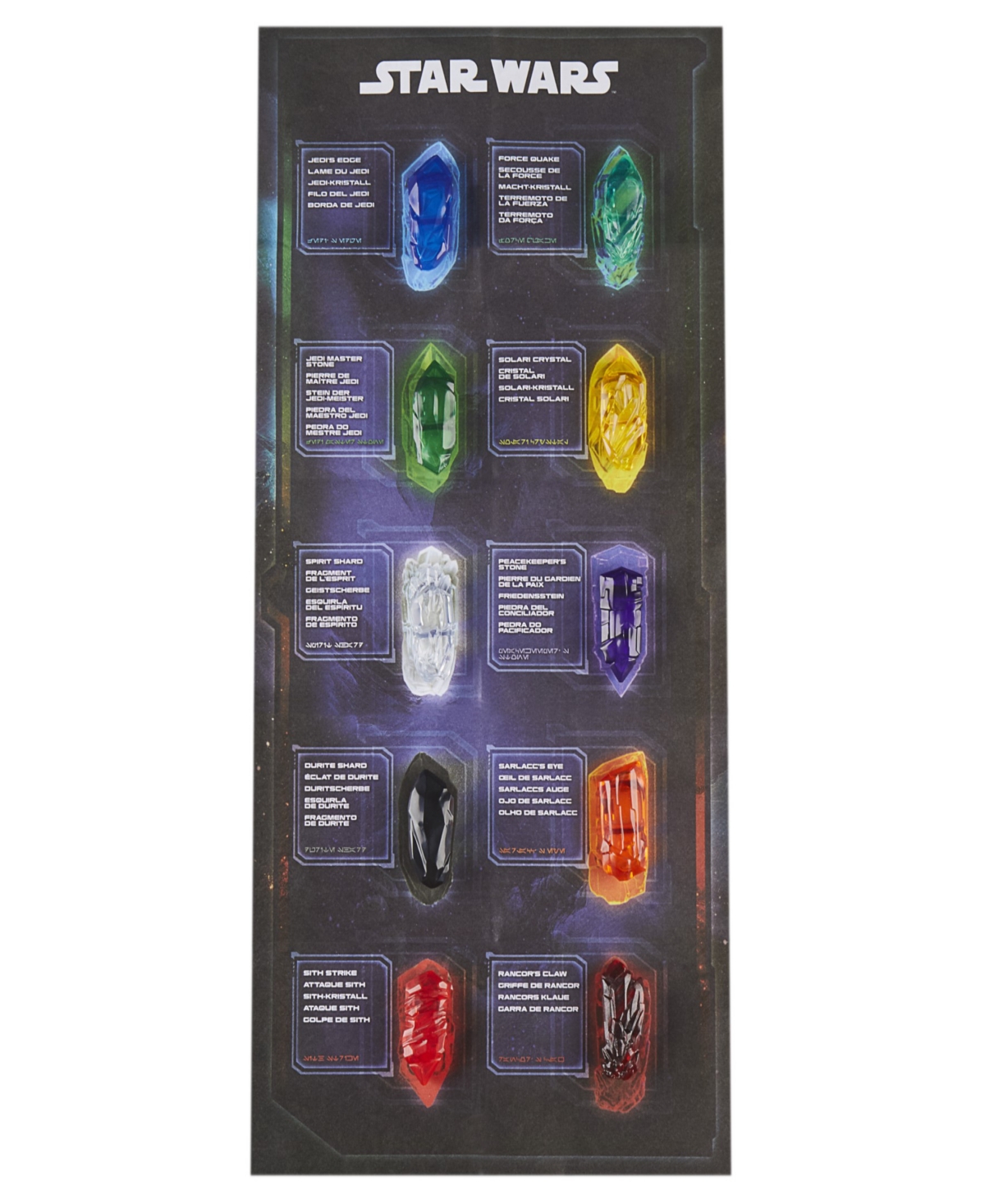 Star Wars Power Crystal Lightsaber In Multi
