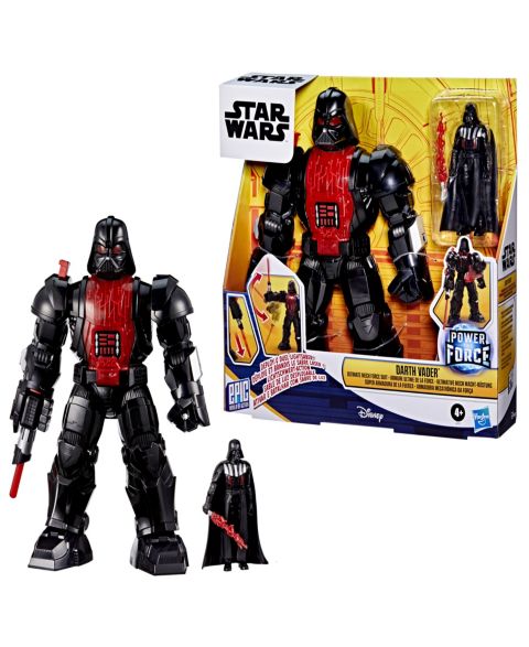 Детские фигурки Star Wars Epic World of Action Darth Vader 4" Figure, 11" Mech Suit, 3-Piece Action Figure Set, Ages 4+, цвет: Разноцветный