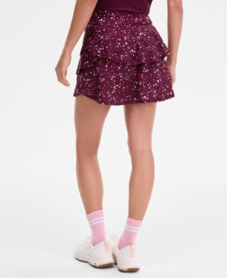 Women's Tiered Flounce Skort, Macy's Exclusive