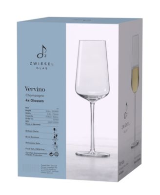 Vervino Champagne Glasses, Set of 4