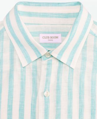 Men's Casa Regular-Fit Floral Button-Down Linen Shirt