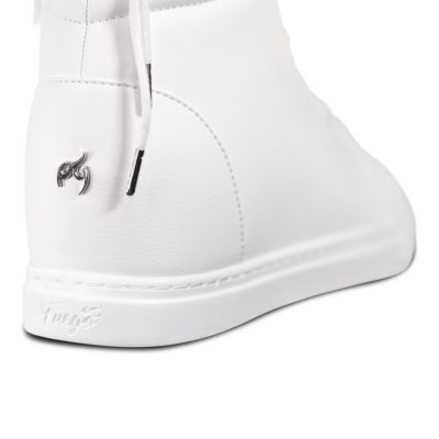 Women's White Wedge Sneaker