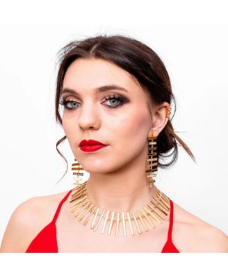 Large Key Necklace in Gold Vermeil