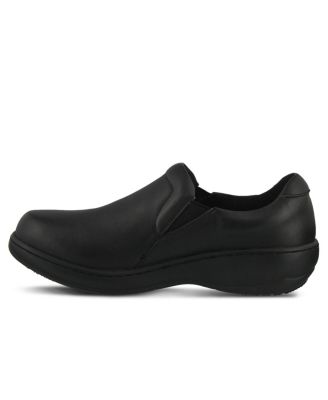 Professional Woolin Leather Slip-On Work Loafer with Removable Insole and Padded Collar