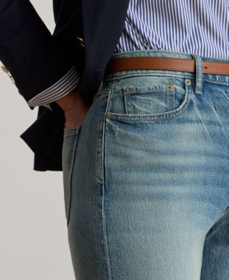 Plus Size High-Rise Wide-Leg Jeans