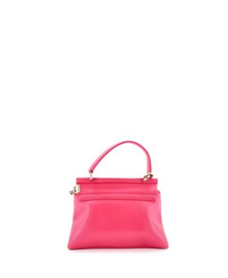 Small Faye Top Handle Bag Leather