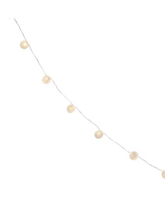 LED Crackle Glass Ball Light String 11'l