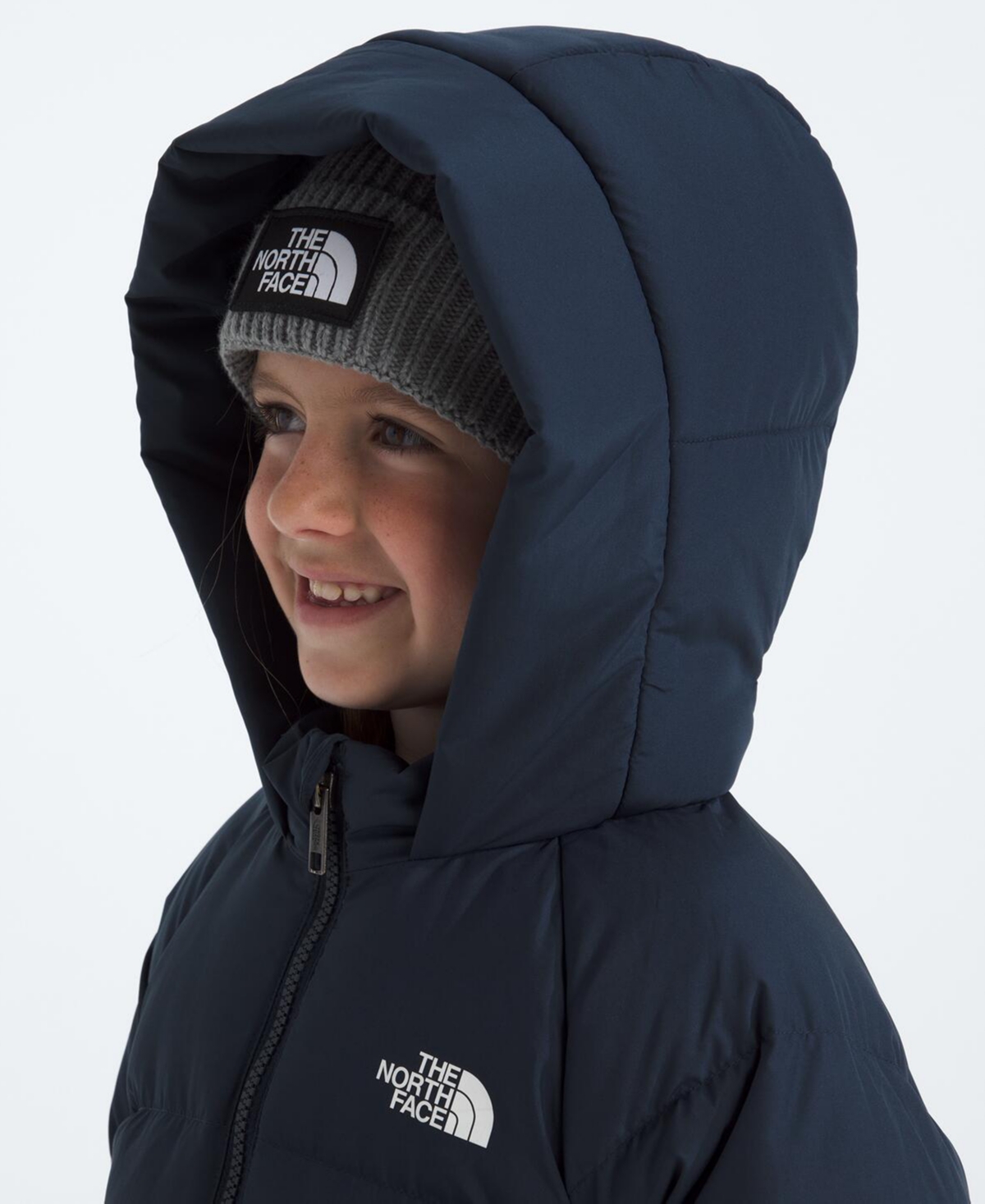 The North Face 2t-7 Parka Elastic Cuffs Jacket In Blue