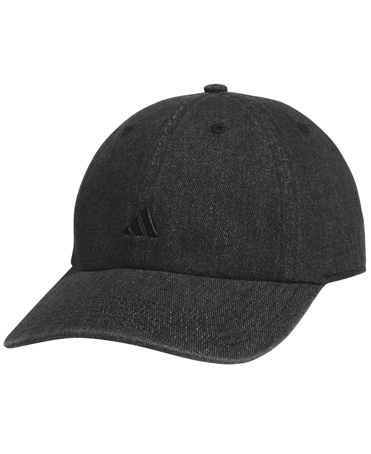 Adidas Originals Women's Denim Strapback Hat In Black
