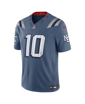 Men's Drake Maye Blue New England Patriots NFL Rivalry Limited Jersey