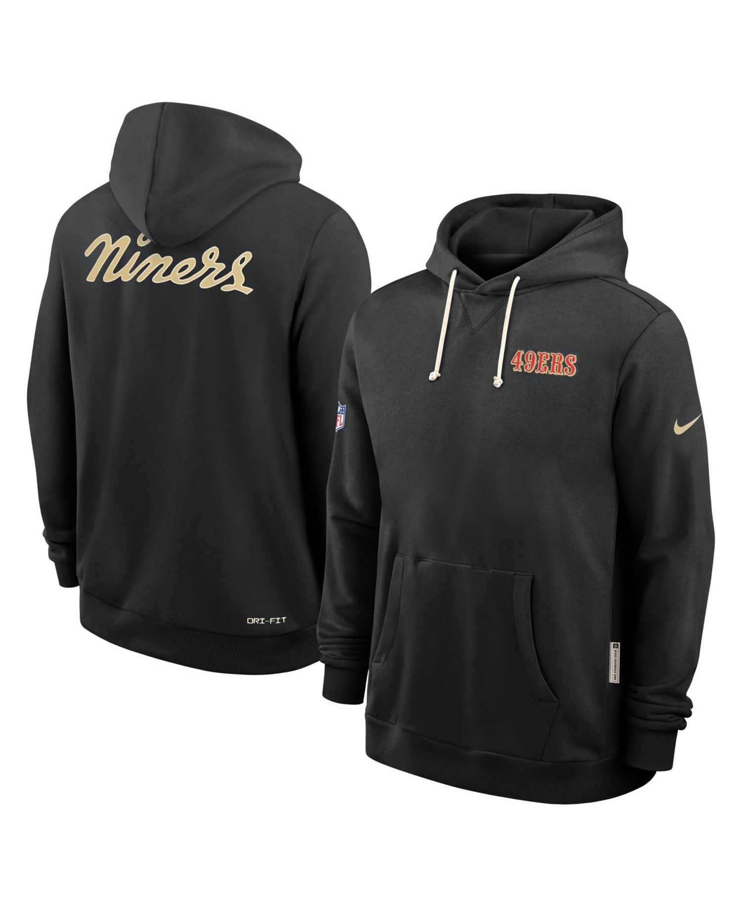 Nike Men's Black San Francisco 49ers 2025 NFL Rivalries Sideline Dri-Fit Hoodie