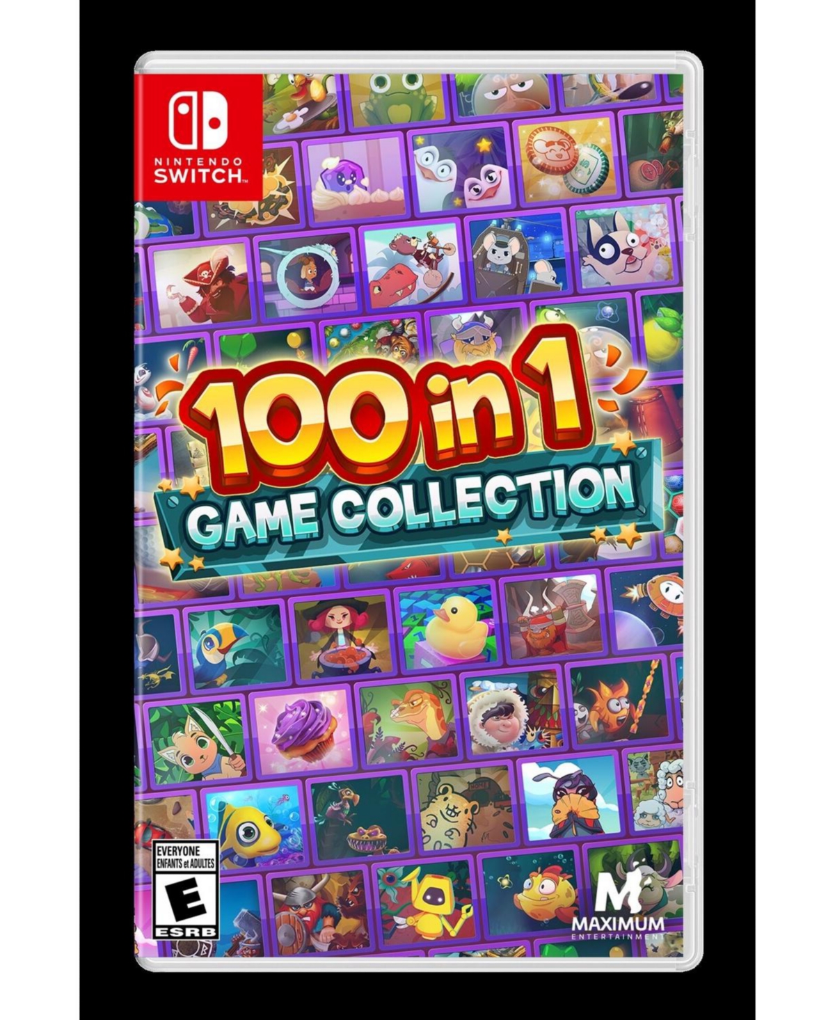 Maximum Gaming 100 In 1 Game Collection for Nintendo Switch