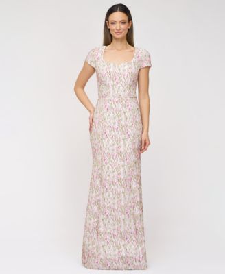 Women's Embroidered Sweetheart Mermaid Gown