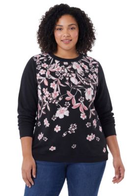 Plus Size Within Printed Sweatshirt