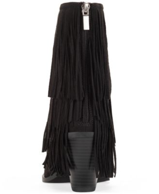 Women's Leonie Fringe Booties, Macy's Exclusive