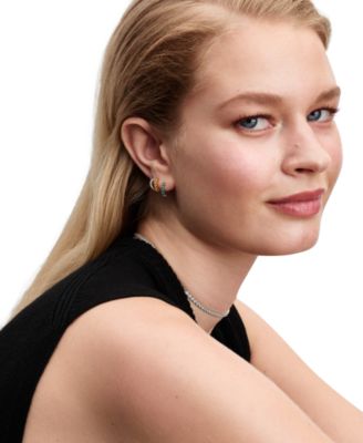 Yellow Hoop Earrings