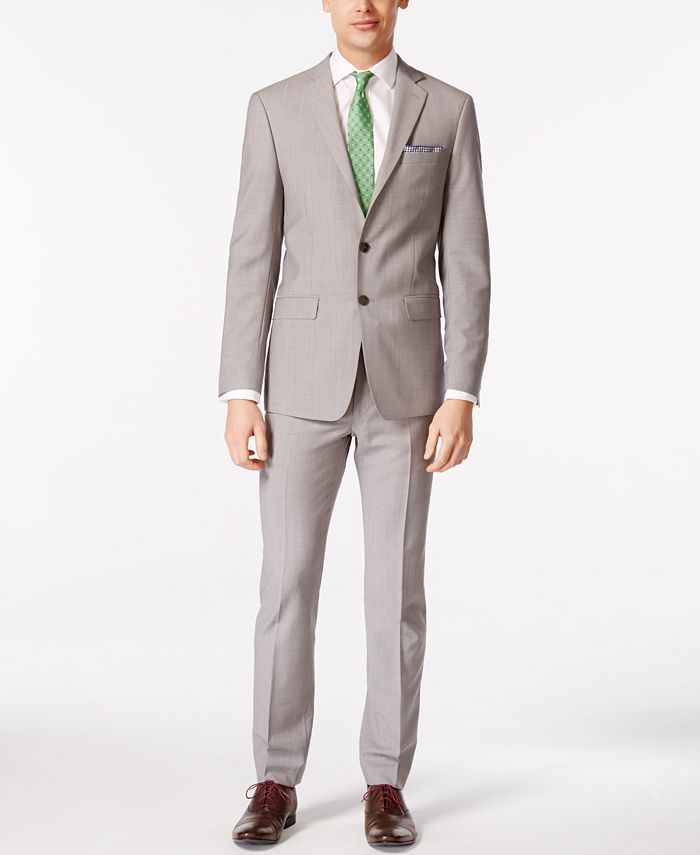 Calvin Klein Solid Men's Classic-Fit Suit Separates & Reviews - Suits &  Tuxedos - Men - Macy's
