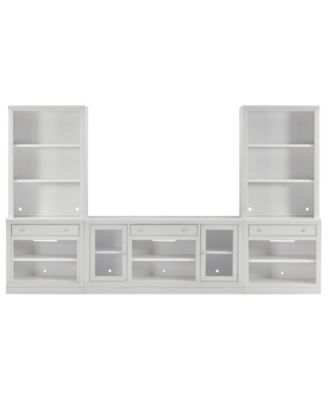 Amren 65" Wood 2 Door Console with Open Hutches and Open Bases