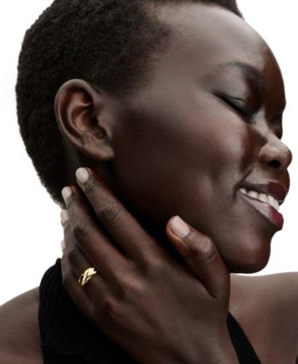 Rippled Wide Band Ring