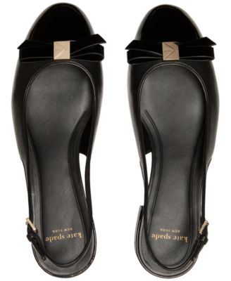Women's Deco Bow Slingback Pumps