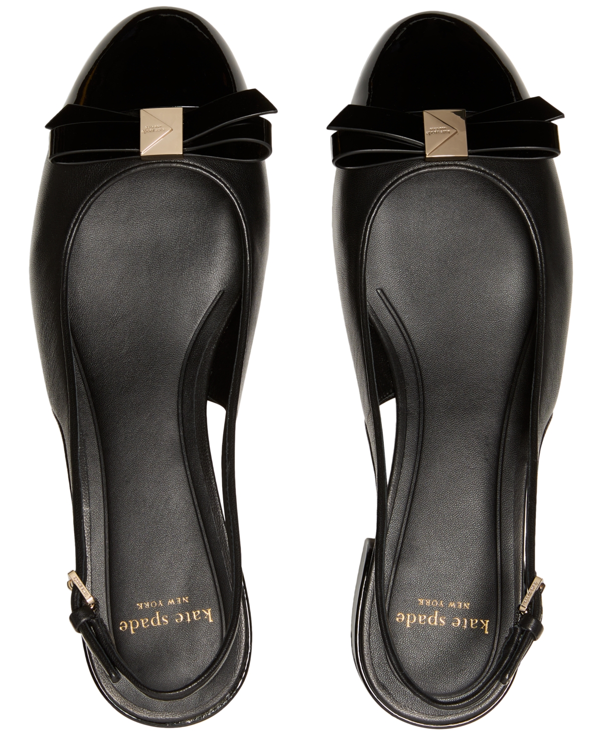 kate spade new york Women's Deco Bow Slingback Pumps