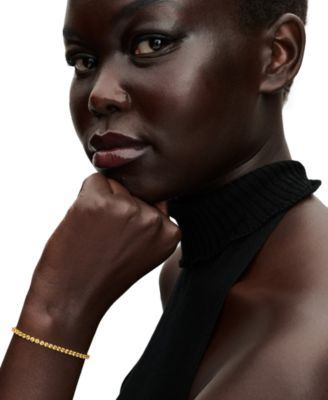 Sparkling Yellow Tennis Bracelet