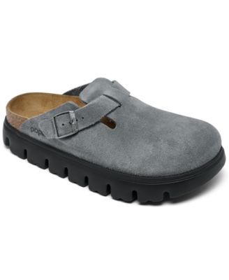 Birkenstock - Women's Boston Chunky Suede Leather Platform Sandals from Finish Line