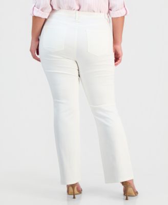 Plus Size High-Rise Bootcut Jeans