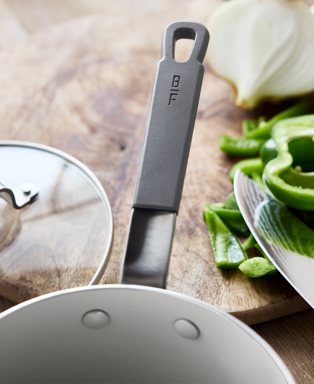 Greenpan Bobby Flay Ceramic Nonstick 1.6-quart Saucepan With Lid In Black