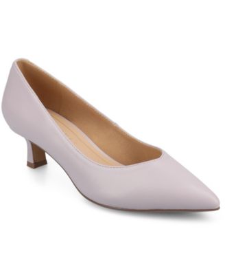 Women's Pammie Pointed Toe Kitten Heel Dress Pumps