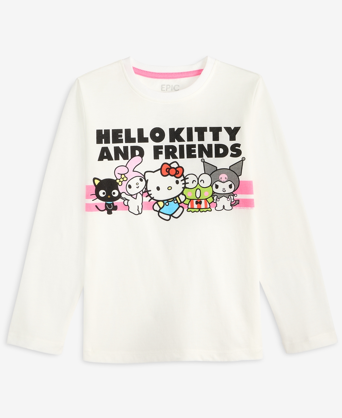 Epic Threads Kids' Girls 5-20 Hello Kitty Long-sleeve T-shirt, Macy's Exclusive In White