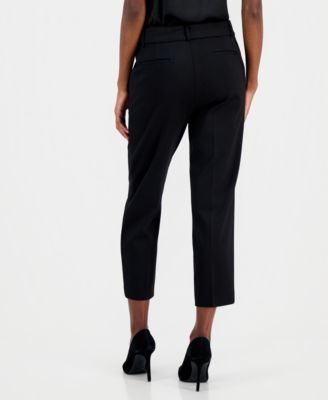 Women's Compression Tie Front Capris Pants, Created for Macy's
