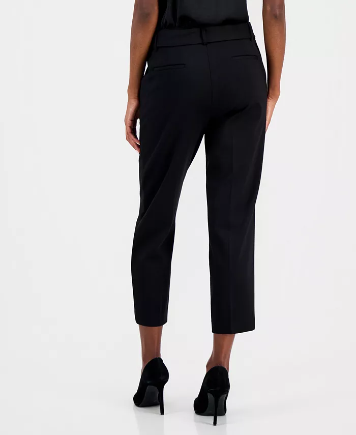 Women's Compression Tie-Front Capris Pants - thumbnail 3