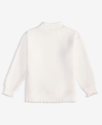 Girls' Toddler 2T-4T Present Mock Neck Sweatshirt, Macy's Exclusive